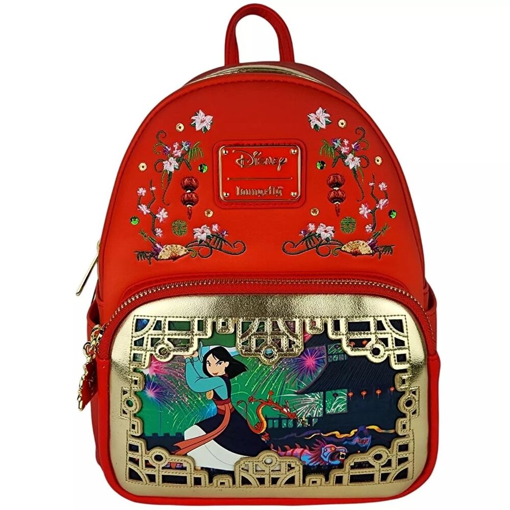 LOUNGEFLY Disney MULAN Mini Backpack